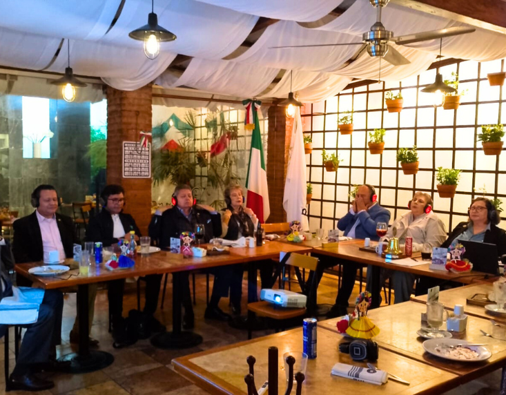 Medita México comparte bienestar con Rotary Viveros Coyoacán
